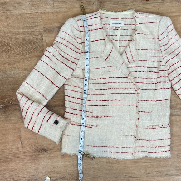 Isabel Marant Etoile Cream Striped Jacket - Picture 14 of 15